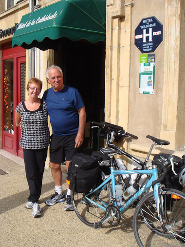 Marilyn and Doug leaving Metz