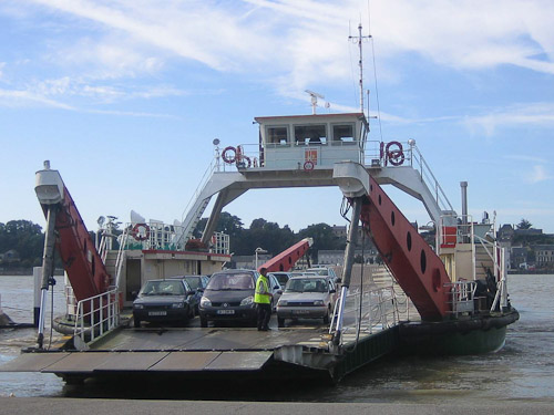 The bridges across the Seine near le Havre are huge but the small ferry between Port jerome to Quillebeuf is great