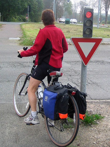 It's getting busy -- Traffic Lights on the bike routes
