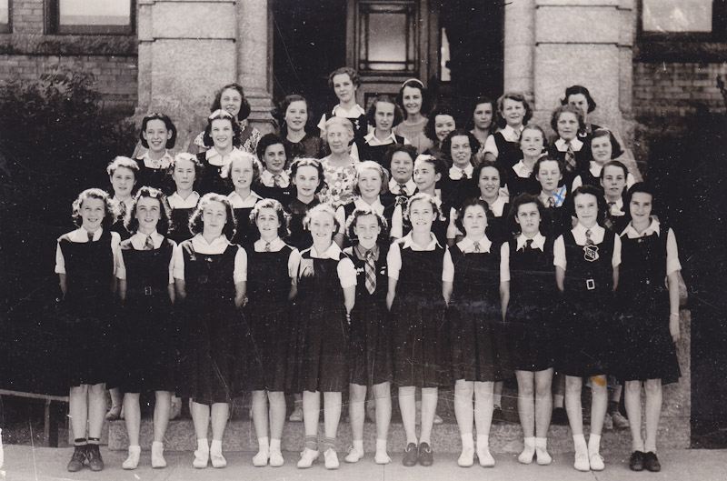 Grade 7, Lord Roberts School: Shirley Gordon (Row 2 , 2nd from end)

