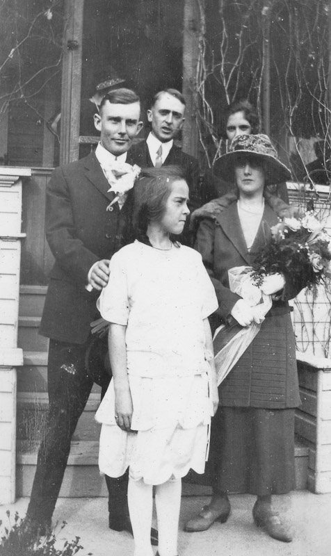 Walter and Nellie Carr?. Clayton pincock in back.
